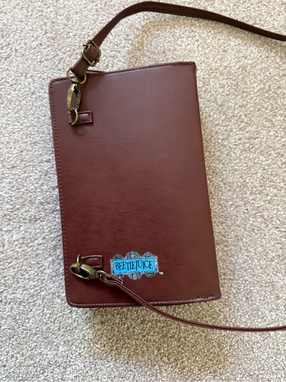 Handbook for the Recently Deceased Crossbody Bag - Brown - Picture 5 of 6